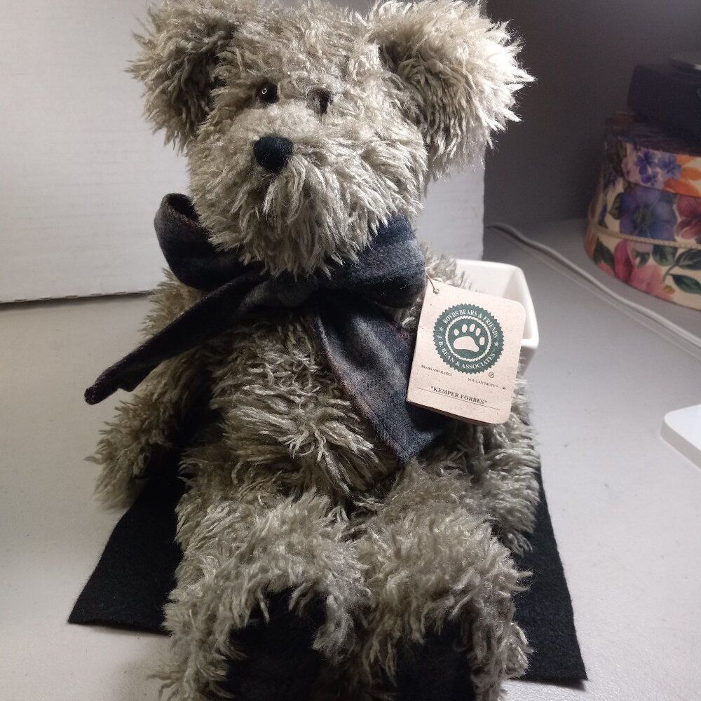 Vintage Boyds Bear 1985-2000 Lg Kemper Forbes Cottagecore Grandmacore Heavy Bear